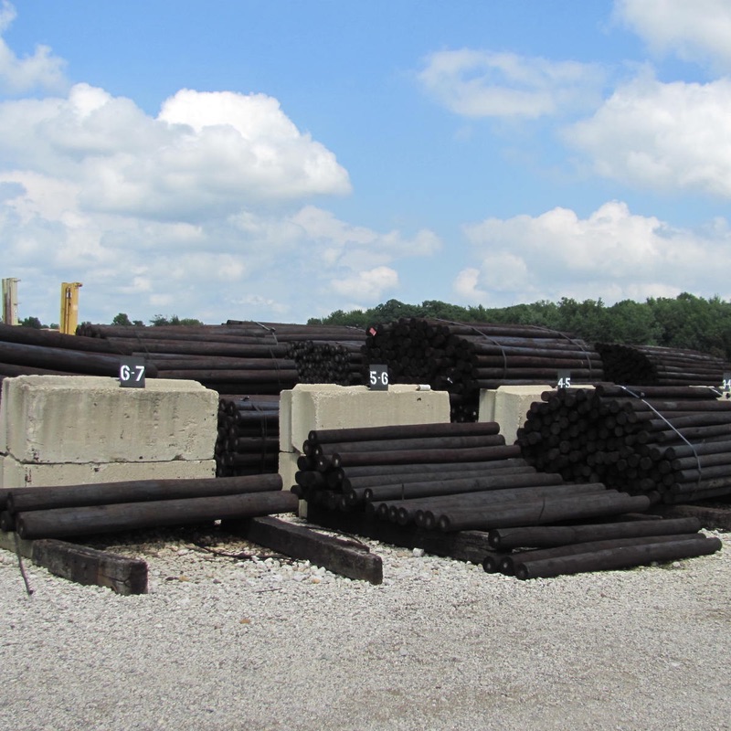 Creosote Posts For Sale Multiple Sizes Glascock Equipment Sales